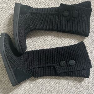 Ugg Cardy knit boots black